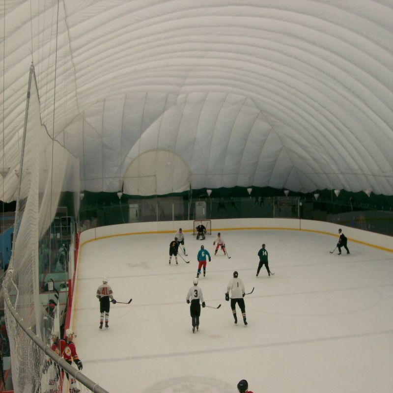 Cutting-Edge Dome For Hockey And Ice Skating With All-Season Capability