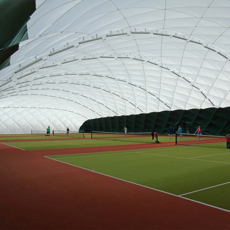 air dome tennis courts